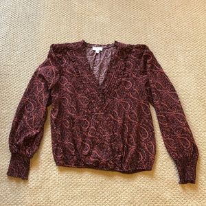 Evereve Paisley Blouse